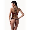 PASSION - WOMAN SCARLET BIKINI ROJO Y NEGRO L/XL