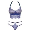 OBSESSIVE - FLOWLACE SET DOS PIEZAS L/XL