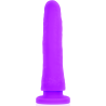 DELTA CLUB - TOYS ARNES + DILDO LILA SILICONA MEDICA 23 CM -O- 4.5 CM