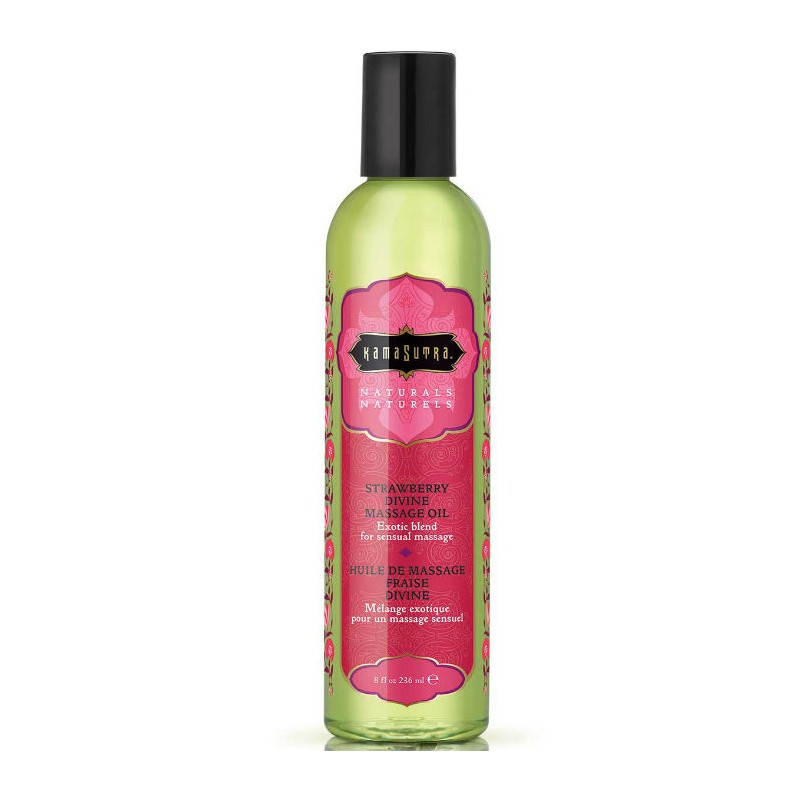 KAMASUTRA - NATURALS ACEITE DE MASAJE FRESA DIVINA 236ML