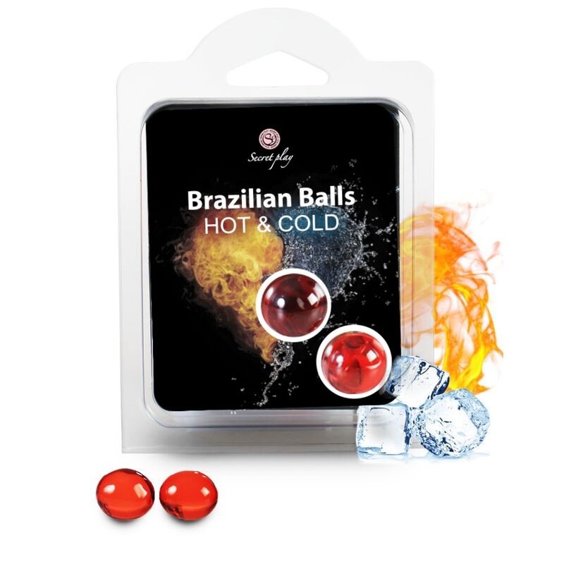 SECRETPLAY - BRAZILIAN BALLS EFECTO CALOR  FRIO  2 UNIDADES