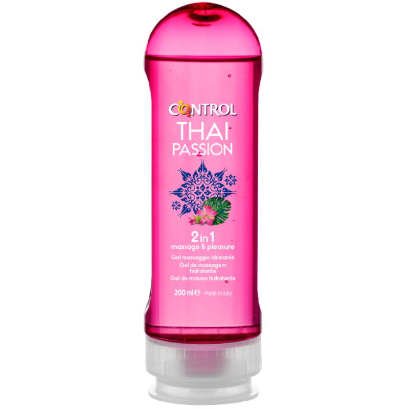 CONTROL - 2 EN 1 MASSAGE  PLEASURE THAI PASSION 200 ML