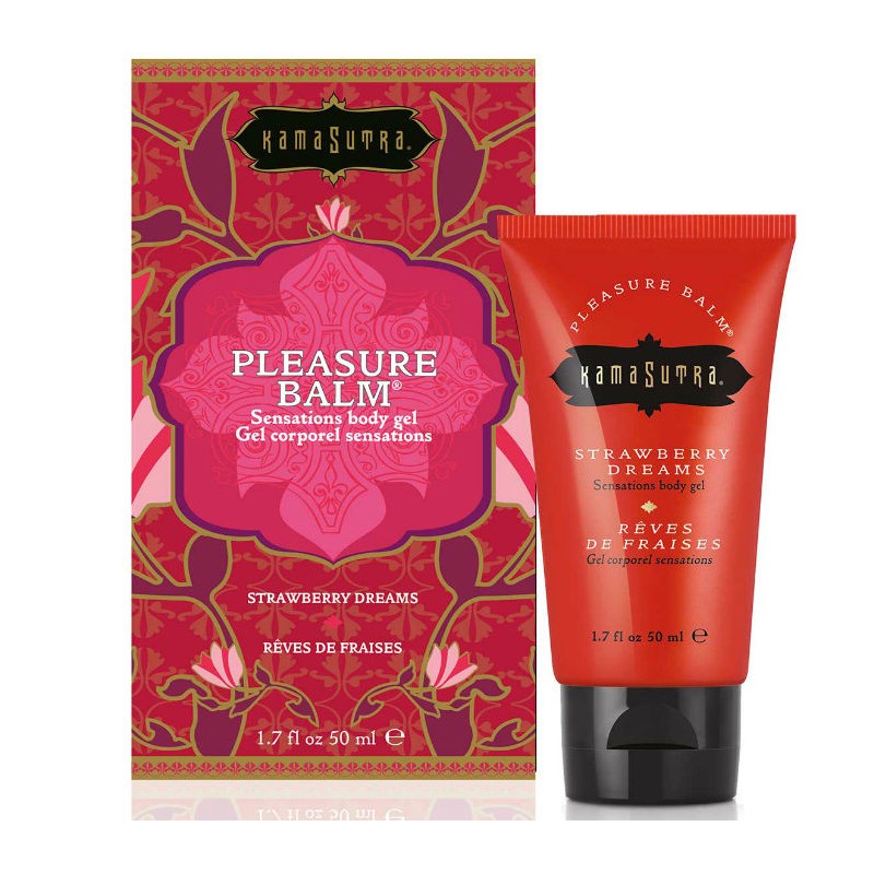 KAMASUTRA - BALSAMO PLACER ESTIMULANTE SABOR SUEÑOS DE FRESA 50ML