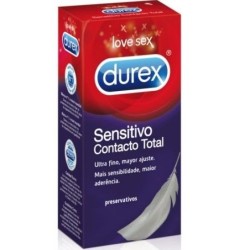 DUREX - SENSITIVO CONTACTO TOTAL 12 UNIDADES