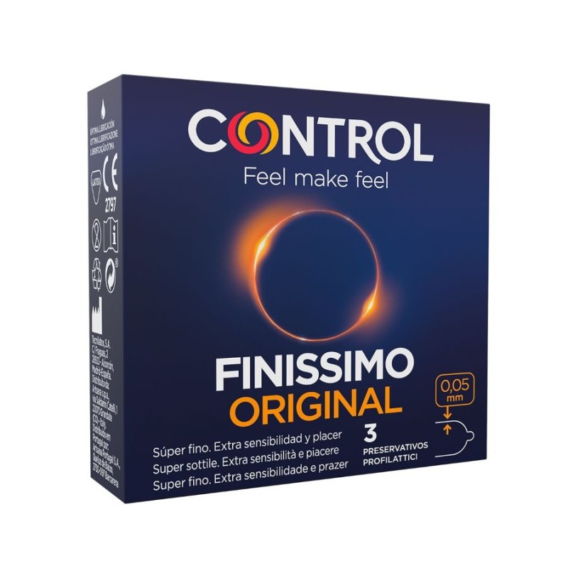 CONTROL - FINISSIMO PRESERVATIVOS 3 UNIDADES