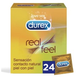 DUREX - REAL FEEL 24 UNIDADES