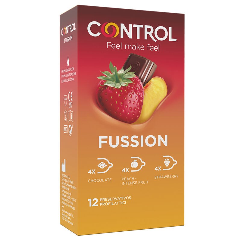 CONTROL - FUSSION PRESERVATIVOS 12 UNIDADES