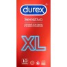 DUREX - PRESERVATIVOS SENSITIVO XL 10 UNIDADES