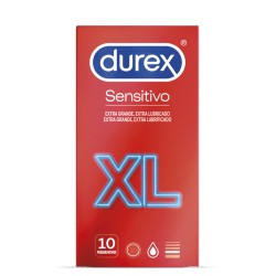 DUREX - PRESERVATIVOS SENSITIVO XL 10 UNIDADES