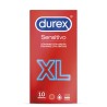 DUREX - PRESERVATIVOS SENSITIVO XL 10 UNIDADES