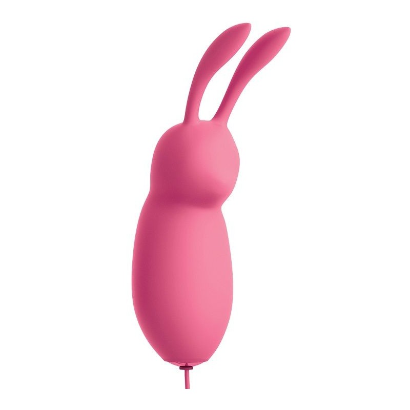 OMG - CUTE RABBIT VIBRADOR POTENTE ROSA USB