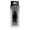 INTENSE - ANAL PLUG PIPO M SILICONE NEGRO 11 CM