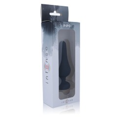 INTENSE - ANAL PLUG PIPO L SILICONE NEGRO 13 CM