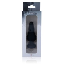 INTENSE - ANAL PLUG PIPO L SILICONE NEGRO 13 CM