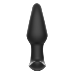 ADDICTED TOYS - CONTROL REMOTO PLUG ANAL P-SPOT NEGRO PUNTA FINA