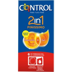 CONTROL - DUO FINISIMO + LUBRICANTE 6 UNIDADES