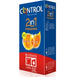 CONTROL - DUO FINISIMO + LUBRICANTE 6 UNIDADES