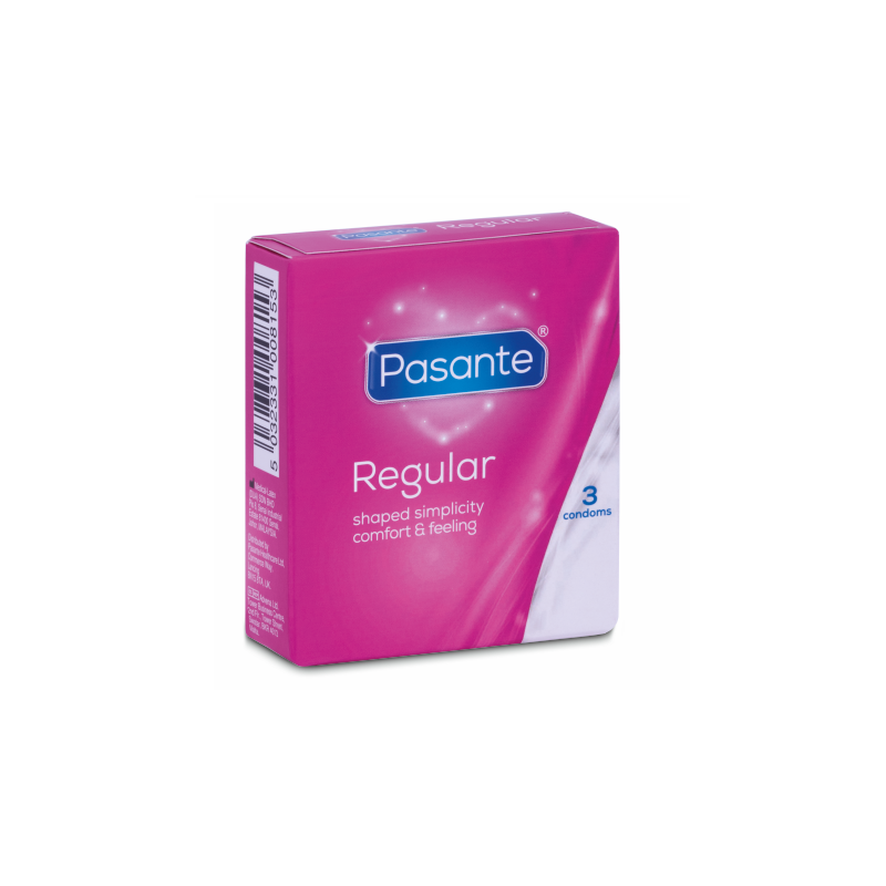 PASANTE - CONDOM GAMA REGULAR 3 UNIDADES