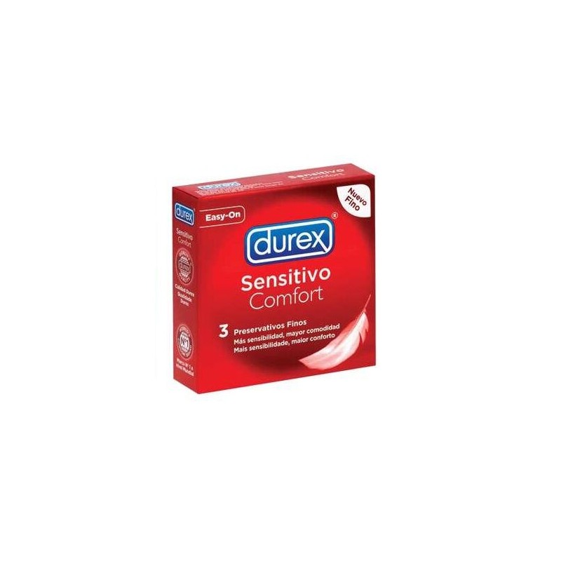 DUREX - SENSITIVO SUAVE 3 UNIDADES