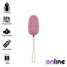 ONLINE - HUEVO VIBRADOR CON MANDO CONTROL REMOTO ROSA