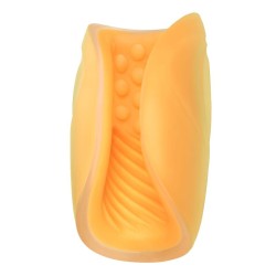 CALEXOTICS - BEADED GRIP MASTURBADOR TEXTURADO NARANJA