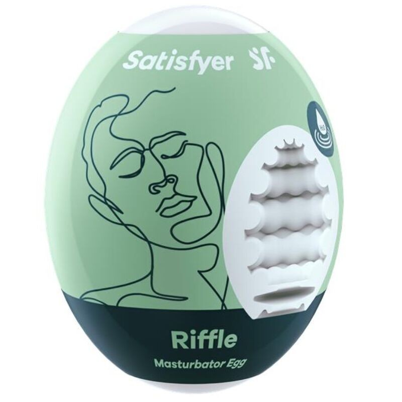 SATISFYER - RIFFLE HUEVO MASTUBADOR