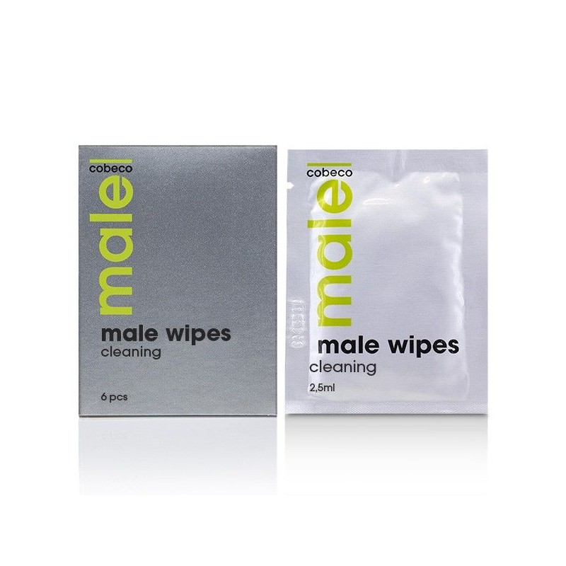 COBECO - MALE WIPES TOALLITAS HIGIENICAS 6 X 2.5ML