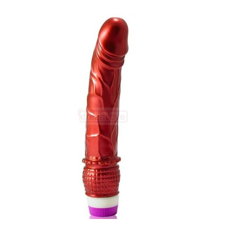 BAILE - VIBRADOR ROJO REALISTICO 23 CM