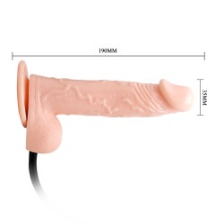 BAILE - DILDO REALISTICO VIBRADOR E INFLABLE