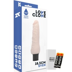 LOVECLONE - SVEN SELF LUBRICATION VIBRADOR 18.5 CM -O- 3.3 CM