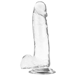 X RAY - ARNÉS + DILDO REALISTA TRANSPARENTE 20 CM -O- 4.5 CM