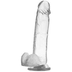 X RAY - ARNÉS + DILDO REALISTA TRANSPARENTE 22 CM -O- 4.6 CM