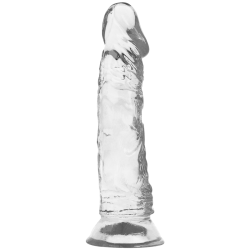 X RAY - ARNÉS + DILDO TRANSPARENTE 19 CM -O- 4 CM