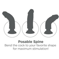 KING COCK - DILDO VIBRADOR 25.5 CM NATURAL