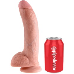 KING COCK - 9 PENE REALISTICO NATURAL 22.9 CM