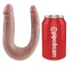 KING COCK - DILDO DOBLE PENETRACIÓN 12.7 CM NATURAL