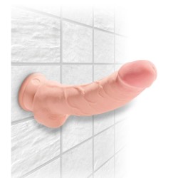 KING COCK - DILDO TRIPLE DENSIDAD 18.4 CM