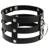 COQUETTE CHIC DESIRE - CHOKER CUERO VEGANO ESTILO FETISH