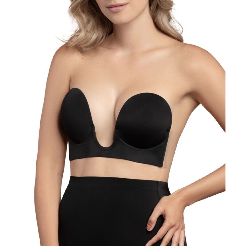 BYE-BRA - SUJETADOR SIN ASAS EN U BEIGE COPA E