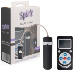 SPIRIT - BALA VIBRADORA PREMIUM NEGRO