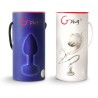 G-VIBE - FUNTOYS GPLUG ANAL VIBRADOR RECARGABLE GRANDE ROSA NEON 3.9CM