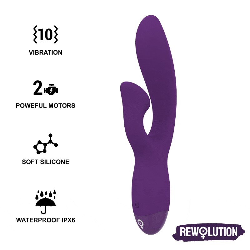 REWOLUTION - REWOFUN VIBRADOR FLEXIBLE CON RABBIT