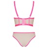 OBSESSIVE - NUDELIA SET DOS PIEZAS ROSA S/M