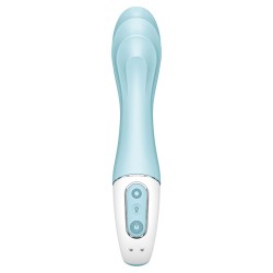 SATISFYER - AIR PUMP VIBRATOR 5+ VIBRADOR PUNTO G INFLABLE APP AZUL