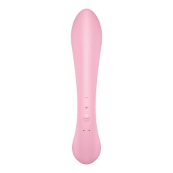 SATISFYER TRIPLE OH VIBRADOR HÍBRIDO - ROSA