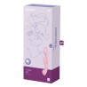 SATISFYER TRIPLE OH VIBRADOR HÍBRIDO - ROSA