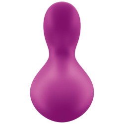 SATISFYER - VIVA LA VULVA 3 VIBRADOR LAY-ON VERDE