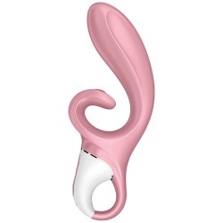 SATISFYER - HUG ME VIBRADOR RABBIT APP AZUL