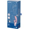 SATISFYER - HUG ME VIBRADOR RABBIT APP AZUL