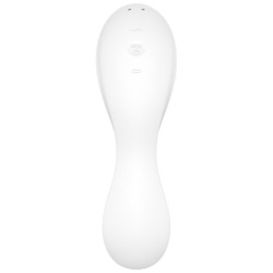 SATISFYER CURVY TRINITY 5 ESTIMULADOR Y VIBRADOR APP - AZUL